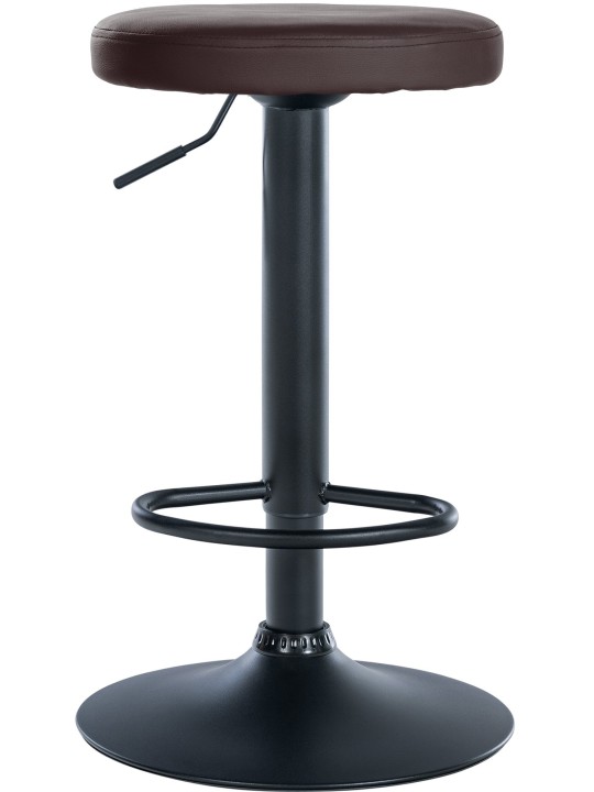 Scaun de bar Ponte imitatie piele, maro