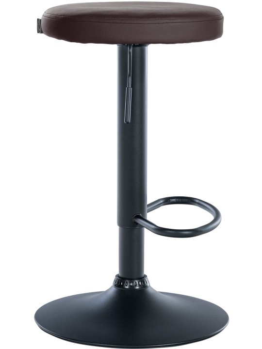 Scaun de bar Ponte imitatie piele, maro