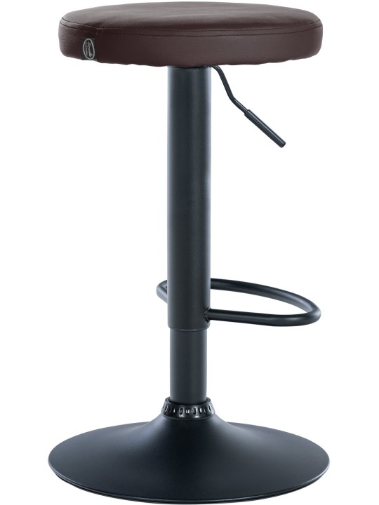 Scaun de bar Ponte imitatie piele, maro