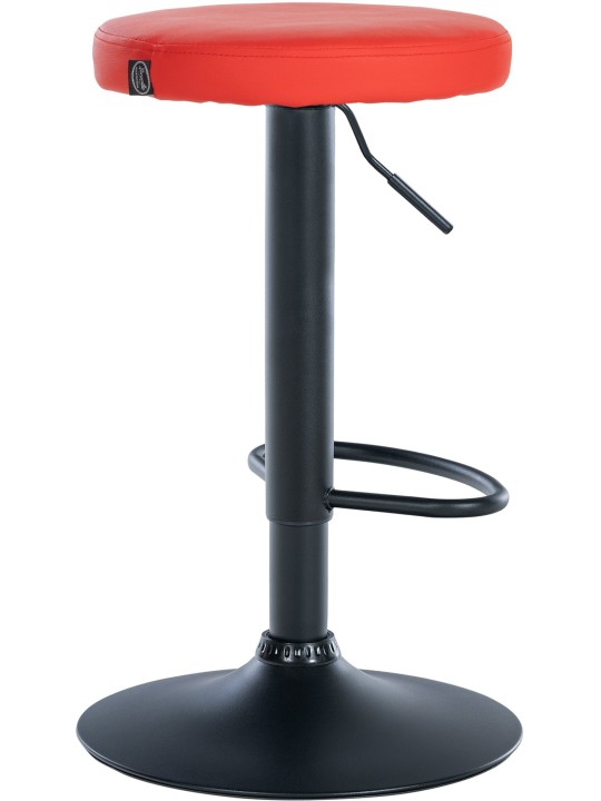 Scaun de bar Ponte imitatie piele, roșu