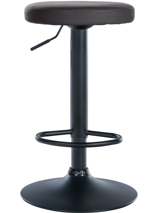 Scaun de bar Ponte imitatie piele, negru Scaun de bar Ponte imitatie piele, negru