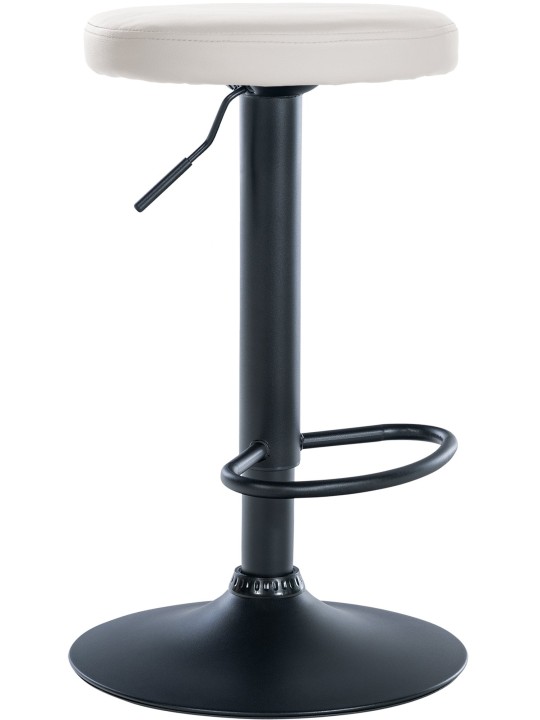 Scaun de bar Ponte imitatie piele, alb