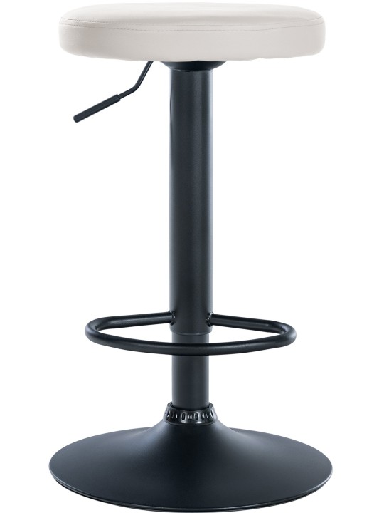 Scaun de bar Ponte imitatie piele, alb