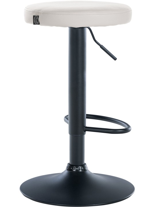 Scaun de bar Ponte imitatie piele, alb