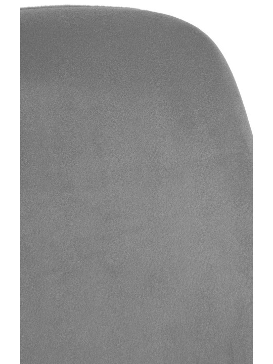 Scaun de sufragerie Victoria catifea, gri
