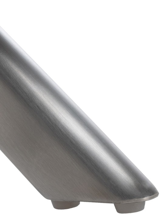 Scaun de sufragerie Swing catifea inox, negru