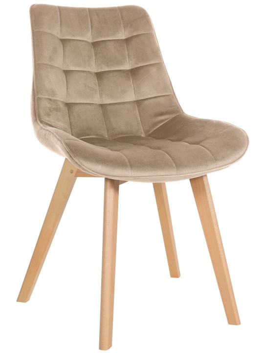 Scaun Brook catifea, maro