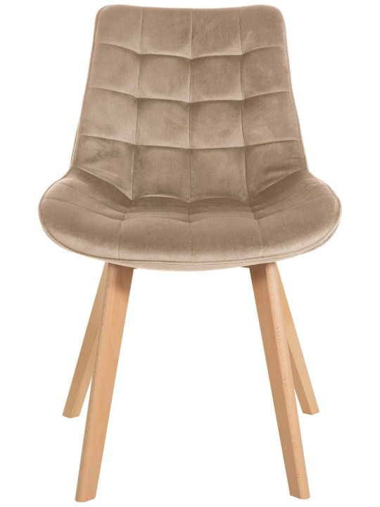 Scaun Brook catifea, maro