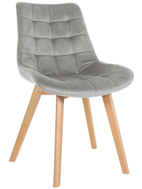 Scaun Brook catifea, gri