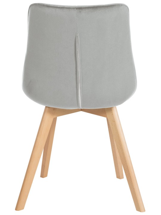 Scaun Brook catifea, gri