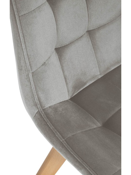 Scaun Brook catifea, gri