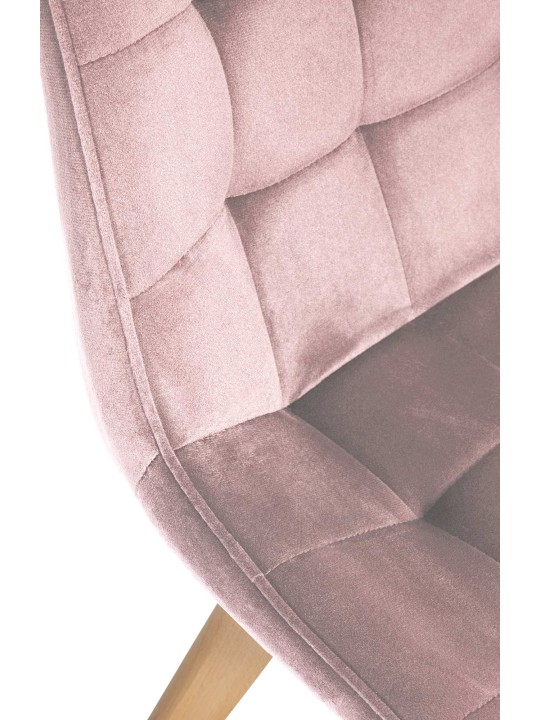 Scaun Brook catifea, roz