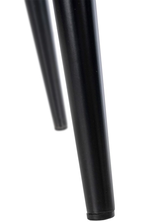 Scaun de sufragerie din catifea Stanley, crem