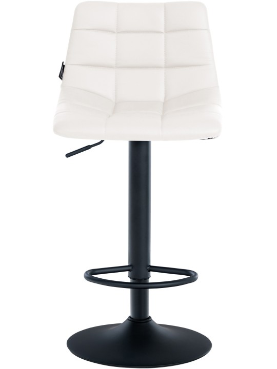 Set 2 scaune de bar Jerry imitatie piele, alb Set 2 scaune de bar Jerry imitatie piele, alb