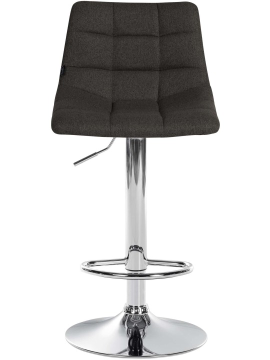 Set 2 taburete de bar tesatura Jerry crom, gri închis