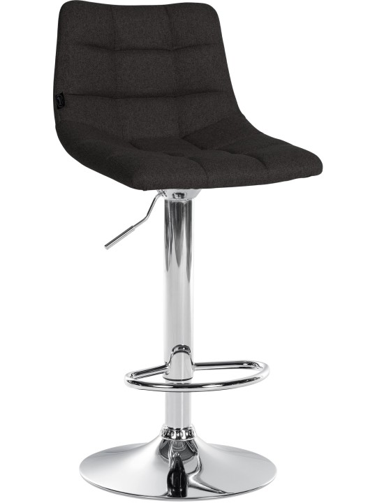 Set 2 taburete de bar tesatura Jerry crom, negru