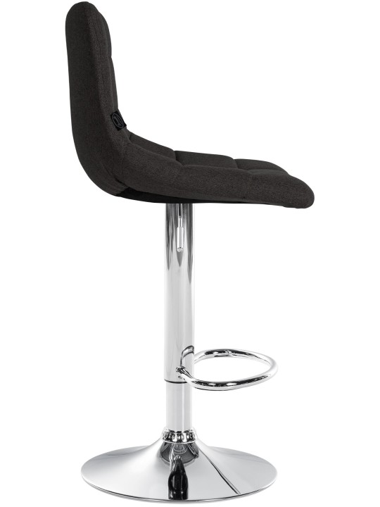 Set 2 taburete de bar tesatura Jerry crom, negru