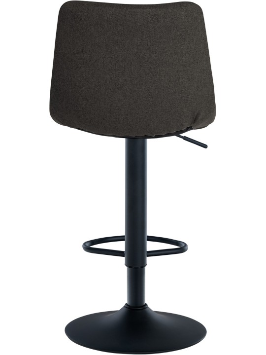 Set 2 taburete de bar tesatura Jerry, gri închis