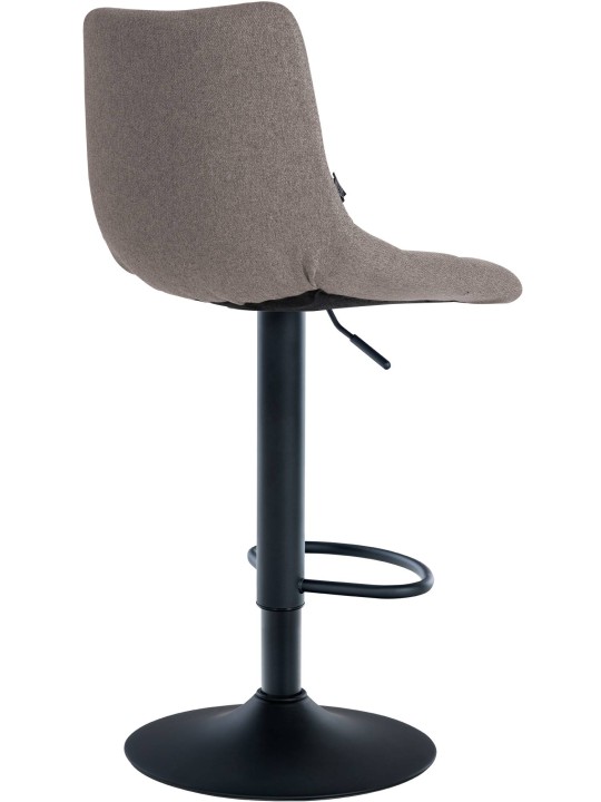 Set 2 taburete de bar tesatura Jerry, gri Set 2 taburete de bar tesatura Jerry, gri