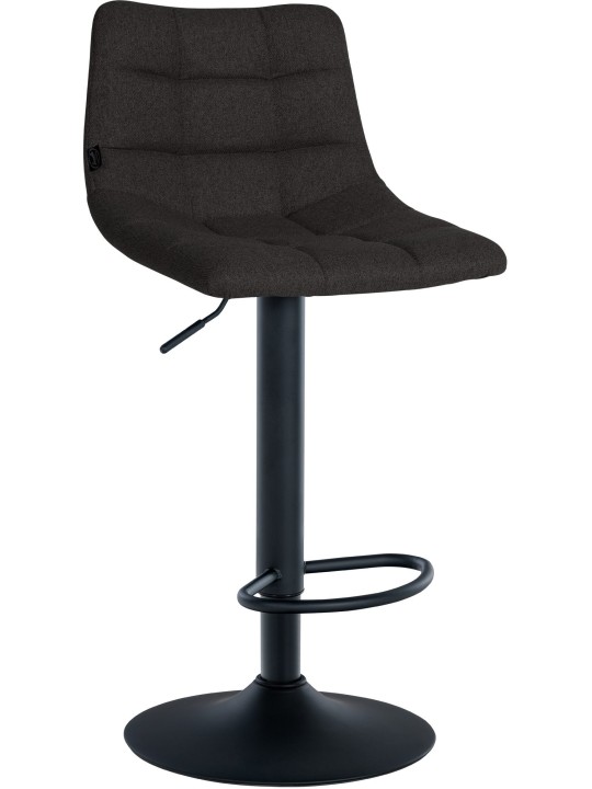 Set 2 taburete de bar tesatura Jerry, negru Set 2 taburete de bar tesatura Jerry, negru