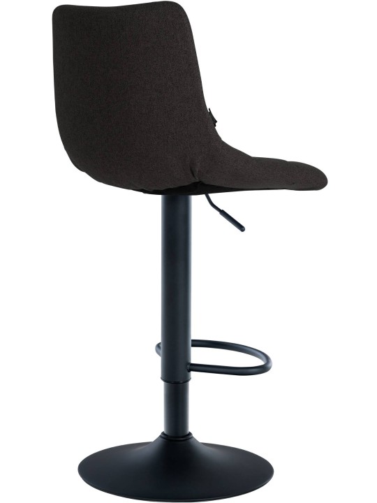 Set 2 taburete de bar tesatura Jerry, negru Set 2 taburete de bar tesatura Jerry, negru