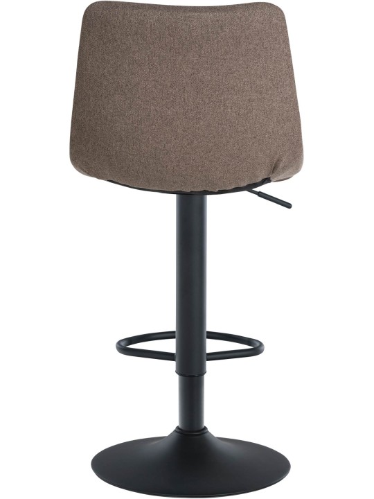 Set 2 taburete de bar tesatura Jerry, taupe