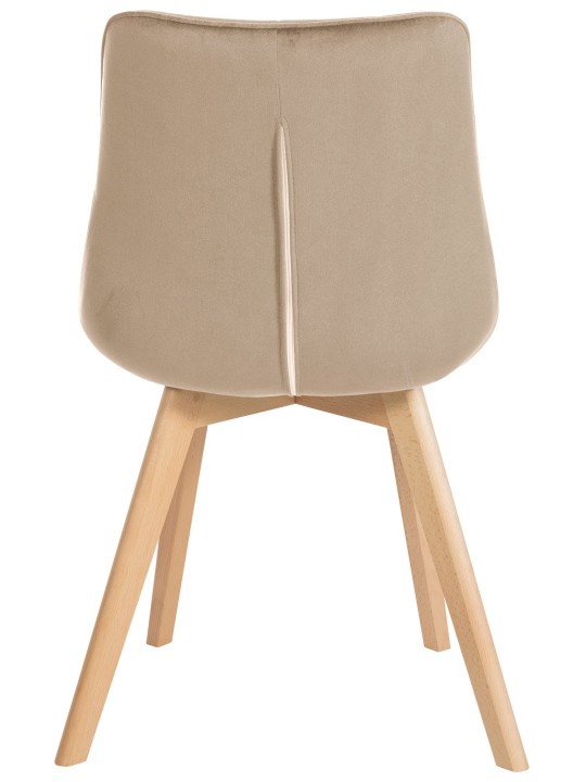 Set 2 scaune Brook catifea, maro Set 2 scaune Brook catifea, maro