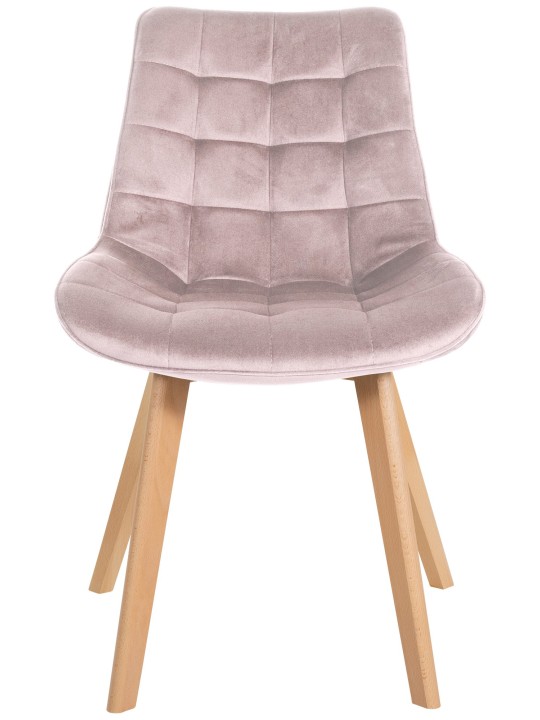 Set 2 scaune Brook catifea, roz Set 2 scaune Brook catifea, roz