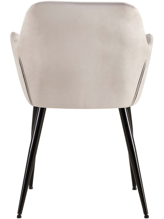 Scaun vizitator catifea Emia, gri deschis Scaun vizitator catifea Emia, gri deschis