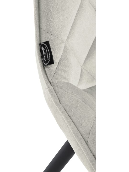 Scaun Springs Velvet, crem