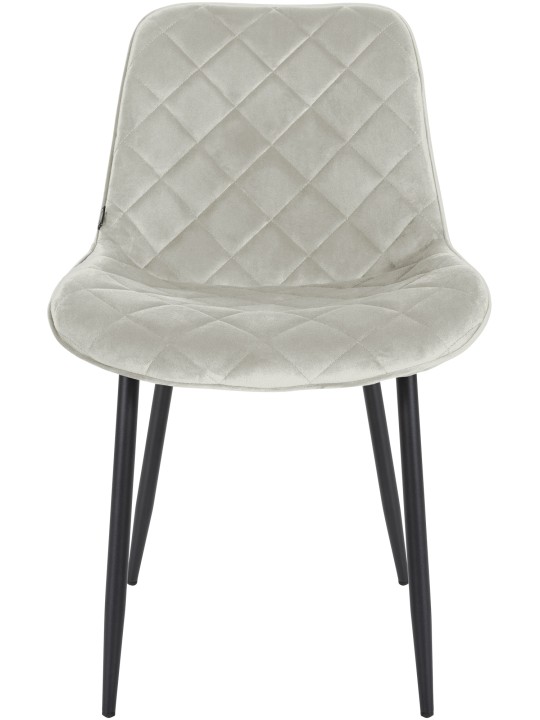 Set 4 Scaune Springs Velvet, crem