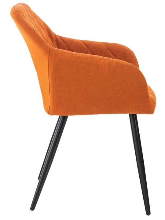 Scaun de sufragerie Shila stofa, portocaliu