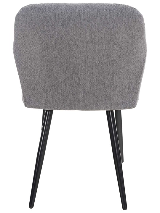Set 2 scaune de sufragerie stofa Shila, gri Set 2 scaune de sufragerie stofa Shila, gri
