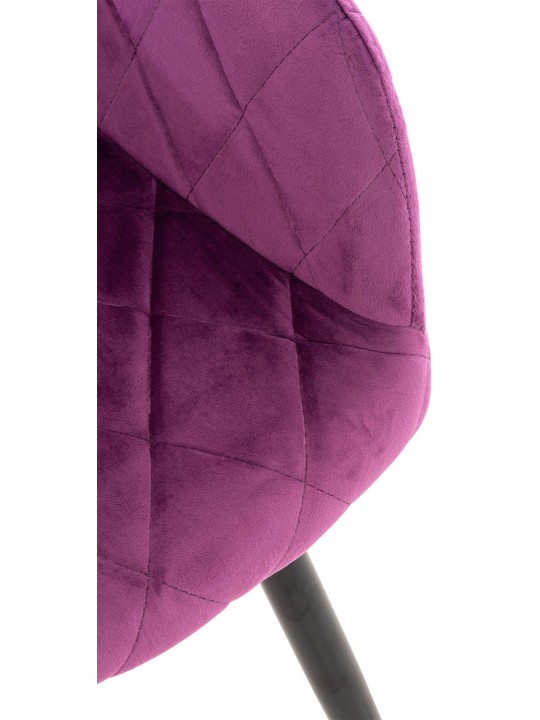 Set 2 scaune de sufragerie catifea Shila, lila Set 2 scaune de sufragerie catifea Shila, lila