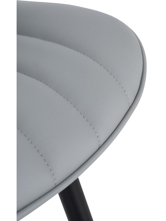 Set 2 scaune Brady imitatie piele, gri Set 2 scaune Brady imitatie piele, gri