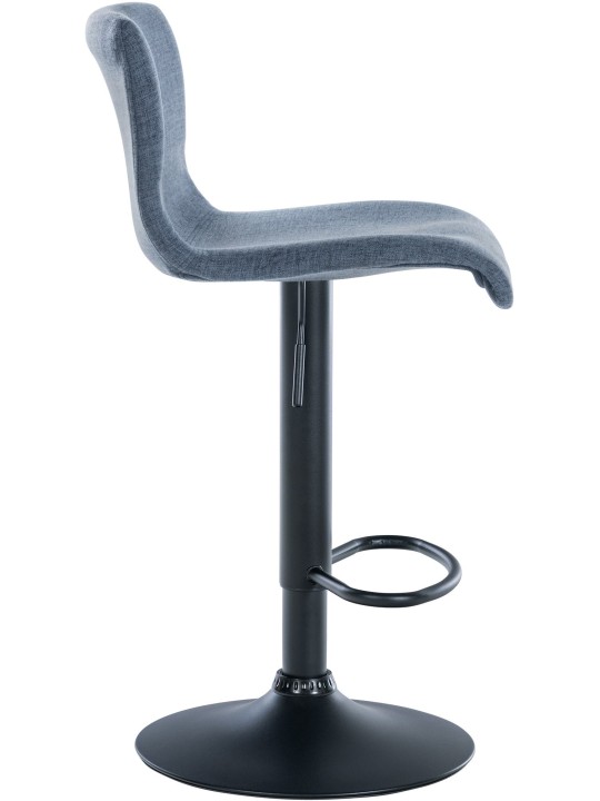 Scaun de bar tesatura Branford, albastru