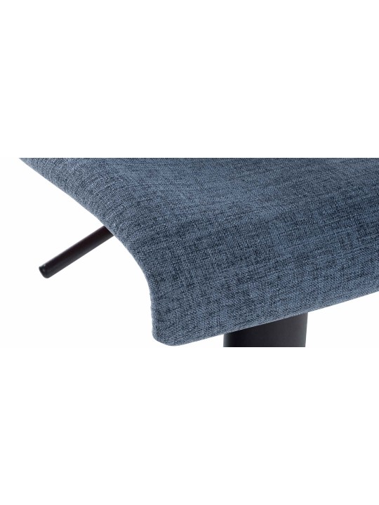 Scaun de bar tesatura Branford, albastru