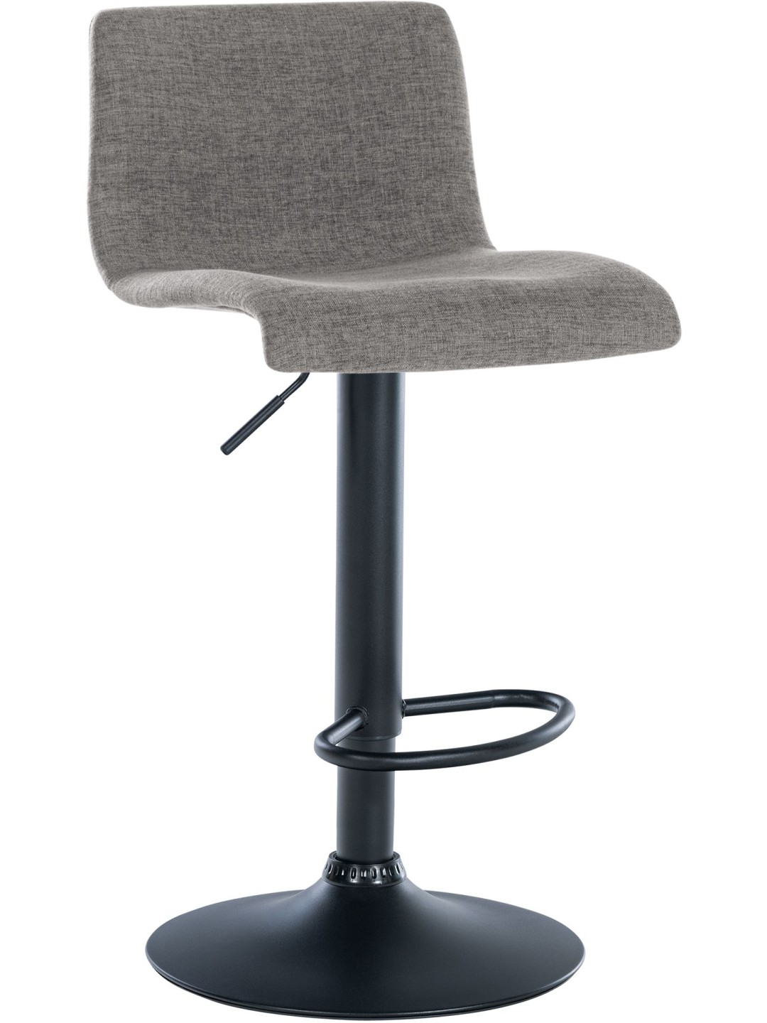 Scaun de bar tesatura Branford, gri deschis