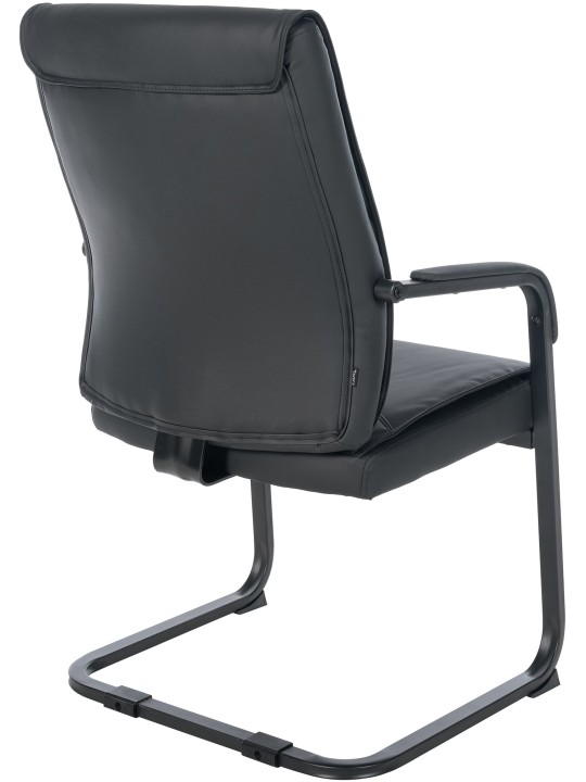 Scaun vizitator XL Anubis, negru/negru