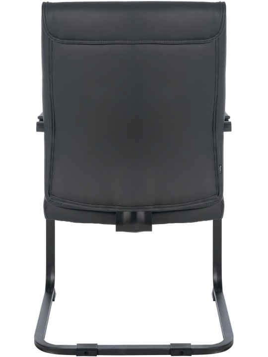 Scaun vizitator XL Anubis, negru/negru