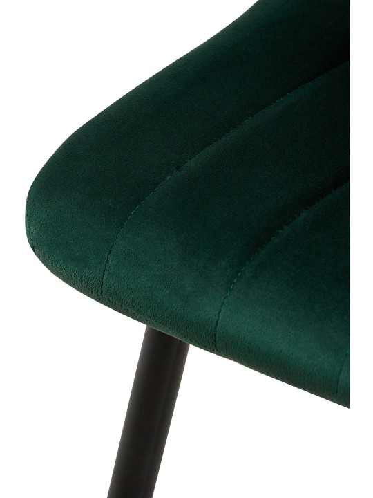 Scaun Dijon catifea, verde