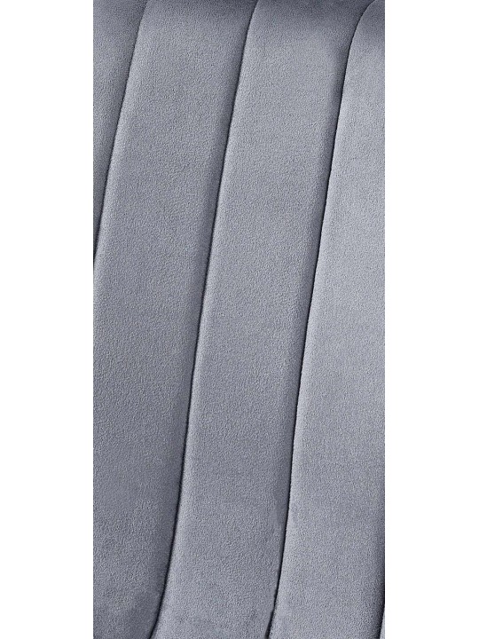 Set 4 scaune Dijon catifea, gri închis