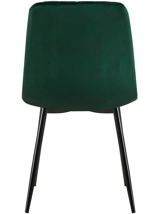 Set 4 scaune Dijon catifea, verde