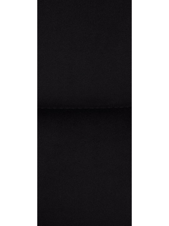 Scaun de bar Los Angeles catifea cromat, negru