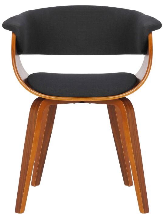 Set 2 scaune Bruce material, nuc/negru Set 2 scaune Bruce material, nuc/negru