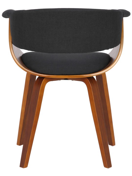 Set 2 scaune Bruce material, nuc/negru Set 2 scaune Bruce material, nuc/negru