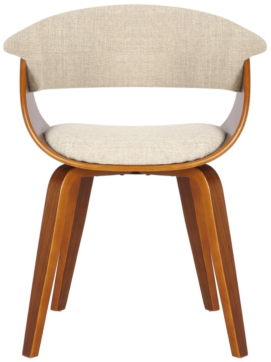 Set 2 scaune Bruce material, nuc/crem Set 2 scaune Bruce material, nuc/crem