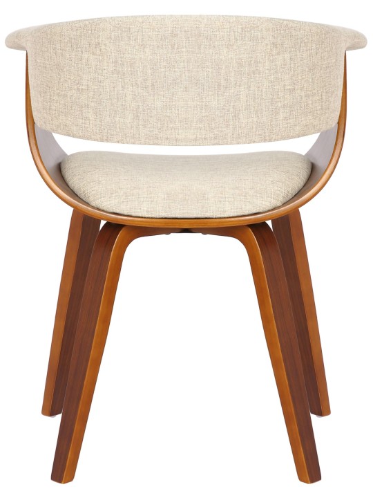 Set 2 scaune Bruce material, nuc/crem Set 2 scaune Bruce material, nuc/crem