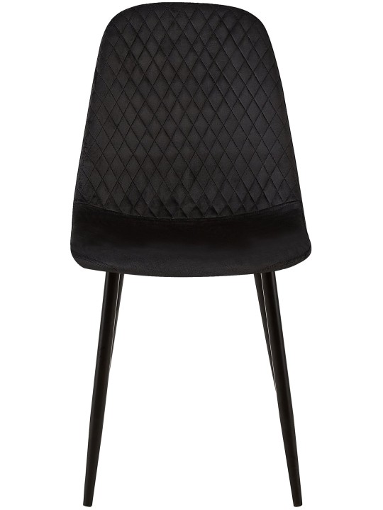 Scaun Giverny catifea, negru