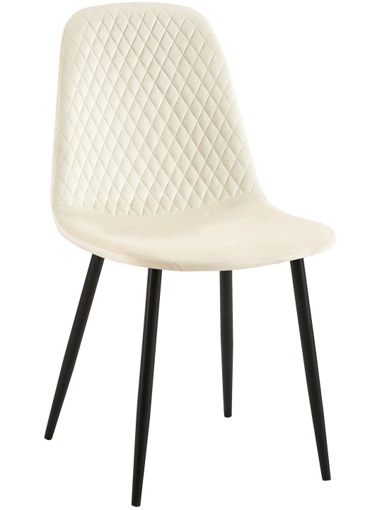 Scaun Giverny catifea, crem